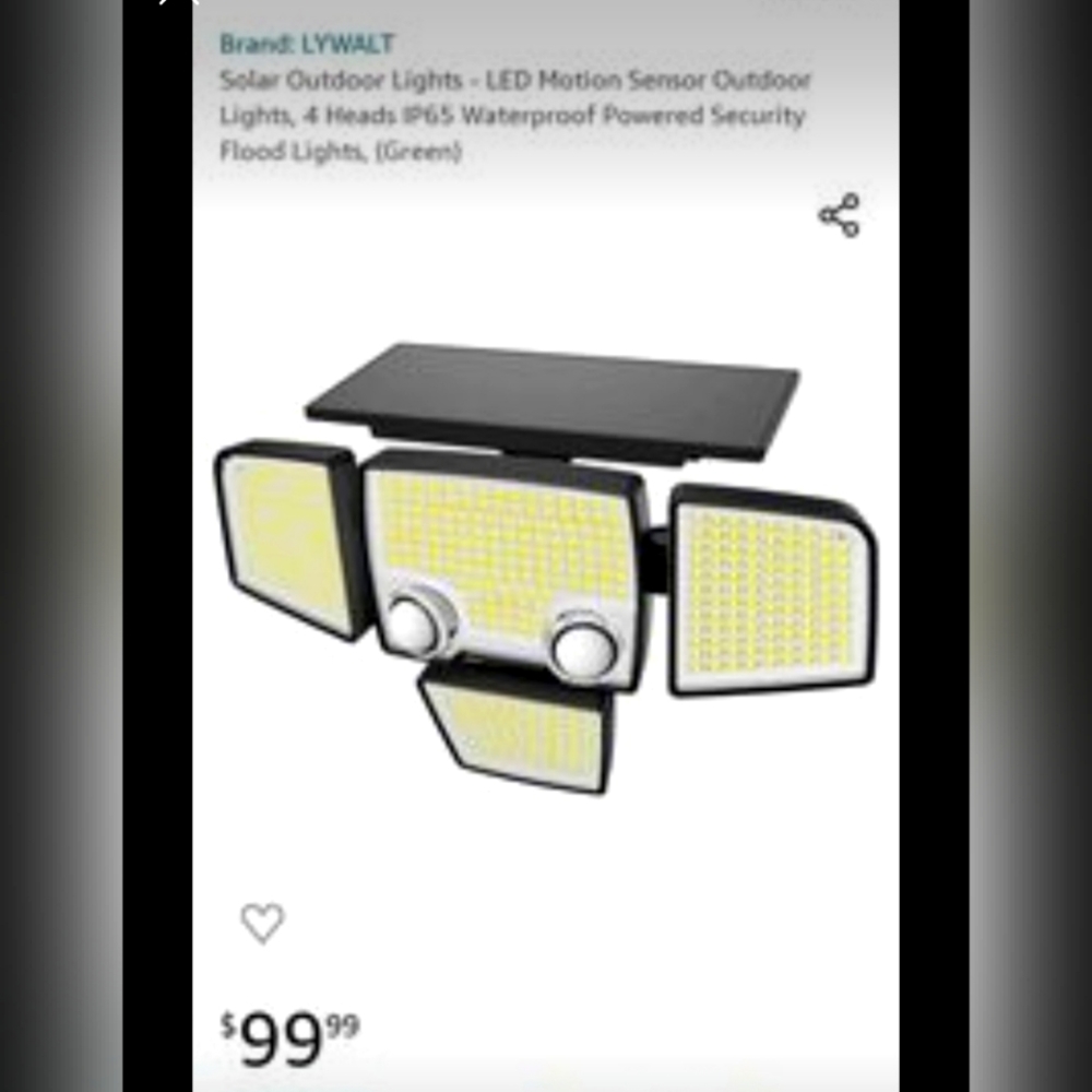 Solar outdoor lights